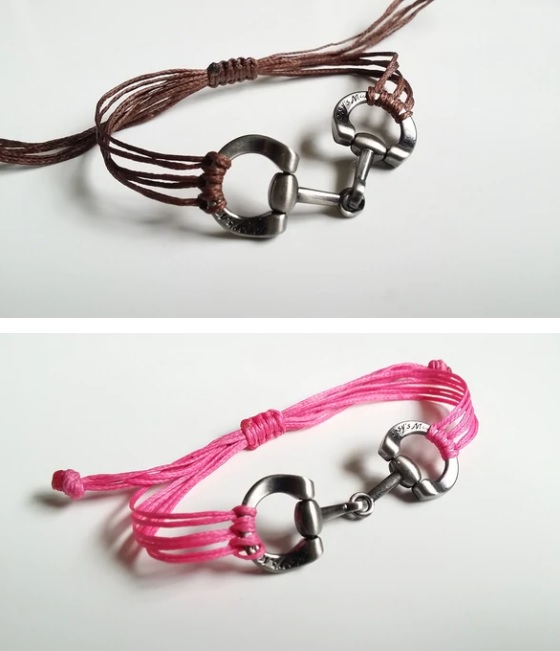 BRACCIALE CON MORSETTO SILVER GOLDSNAFFLE Gioielli 